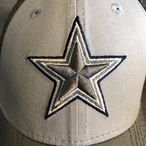 Dallas Cowboys silver and blue hat